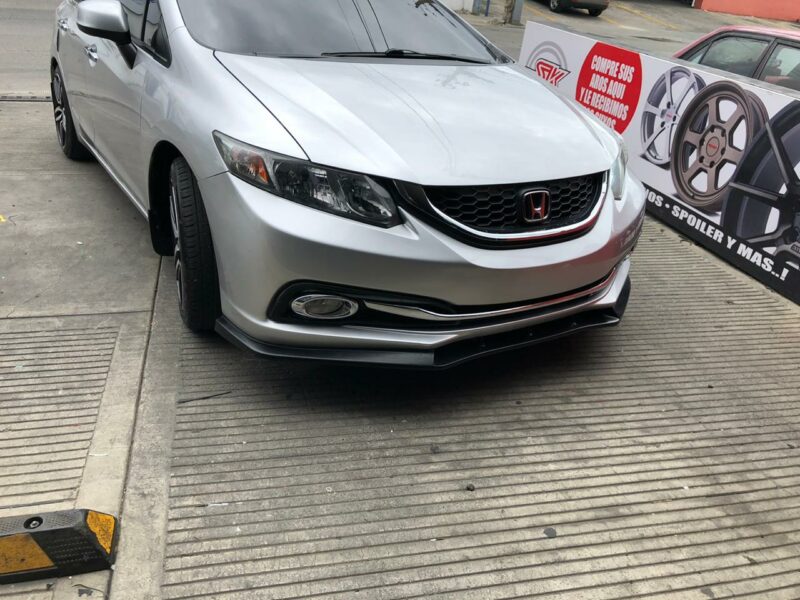 LIP DELANTERO IK STYLE CIVIC 2013-2015 POLIURETANO - Imagen 5