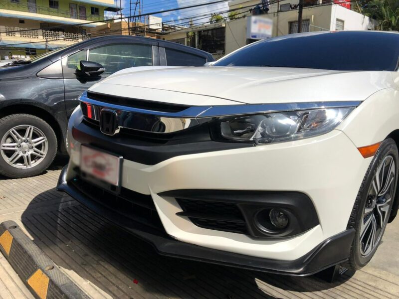LIP DELANTERO TYPE R STYLE CIVIC 2016-2018 POLIURETANO - Imagen 4