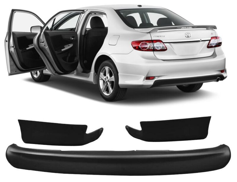 LIP TRASERO PLASTICO BUMPER LE COROLLA 2011-2013 - Imagen 3