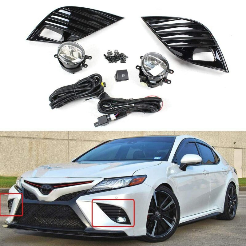 SET HALOGENOS LED TOYOTA CAMRY 2018-2020