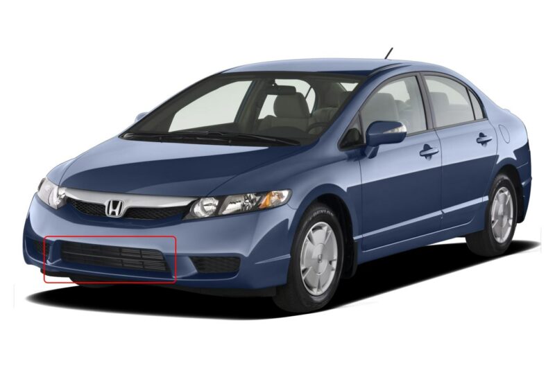 PARRILLA INFERIOR BUMBER HONDA CIVIC 2009-2011