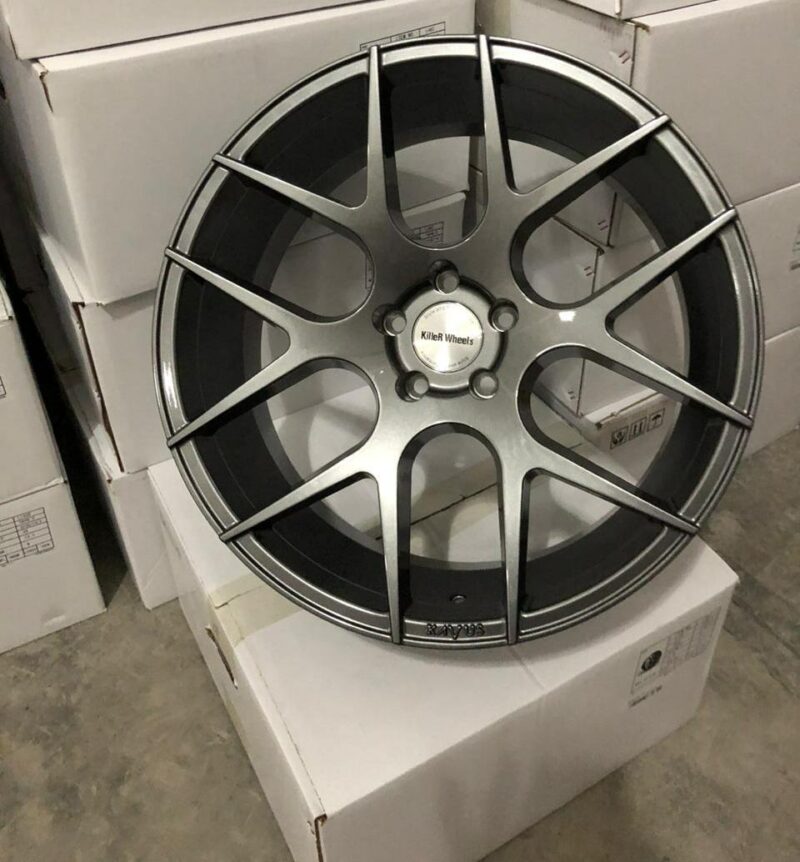 KILLERWHEELS 1187 20X9 +25 5X114.3 73.1 GRAPHITE MATTE - Imagen 2