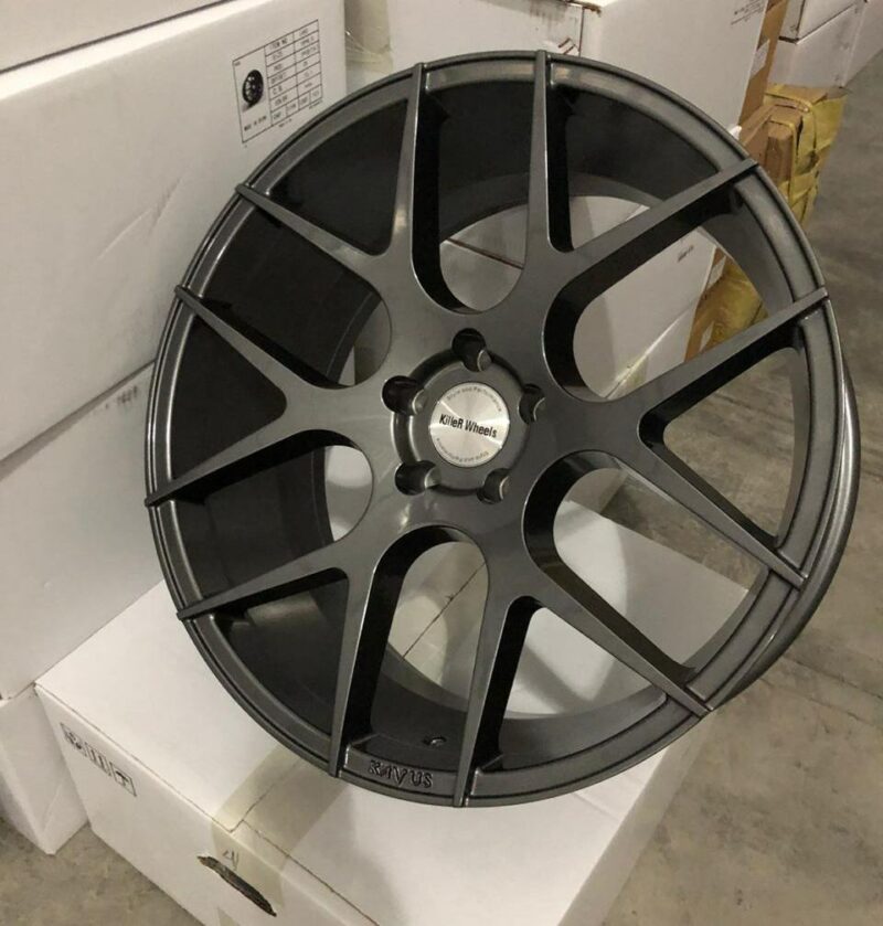 KILLERWHEELS 1187 20X9 +25 5X114.3 73.1 GRAPHITE MATTE - Imagen 3