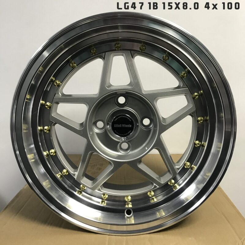 KILLERWHEELS 15X8 +20 73.1 4X100 HYPERSILVER