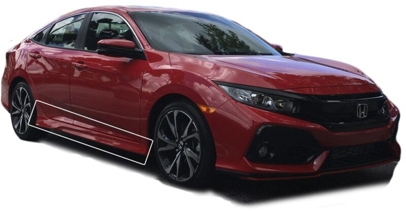 LIP LATERALES MODULO CIVIC 2016-2018 SEDAN