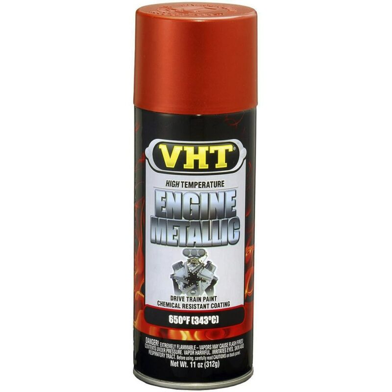 VHT ENGINE METALLIC RED FIRE PAINT 650°F