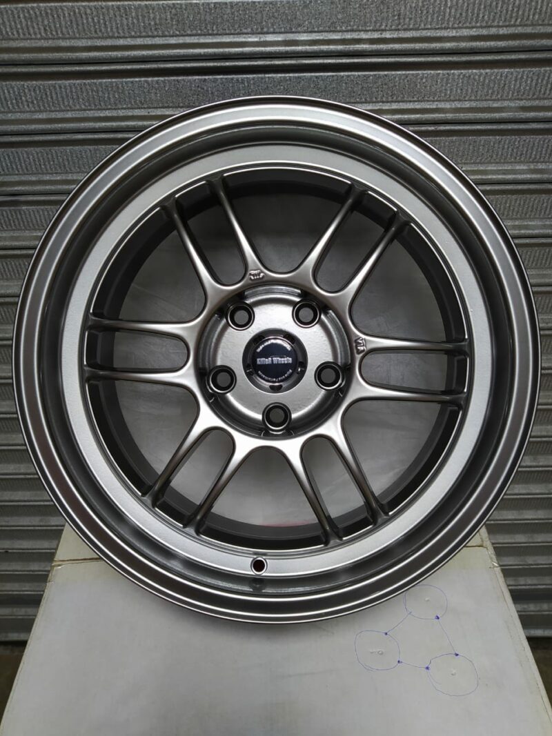 KILLERWHEELS 677 17X8 +31 5X114.3 73.1 HYPERBLACK