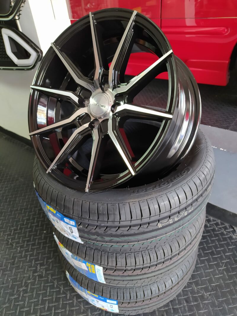 KILLERWHEELS 2099 16X7  4X100 73.1 HYPER BLACK/MF - Imagen 2