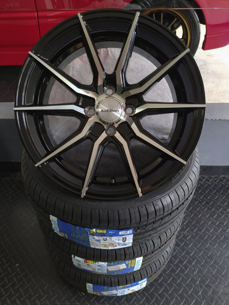 KILLERWHEELS 2099 16X7  4X100 73.1 HYPER BLACK/MF