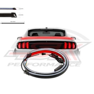 SPOILER UNIVERSAL 3.5 CM CARBON LED STYLE
