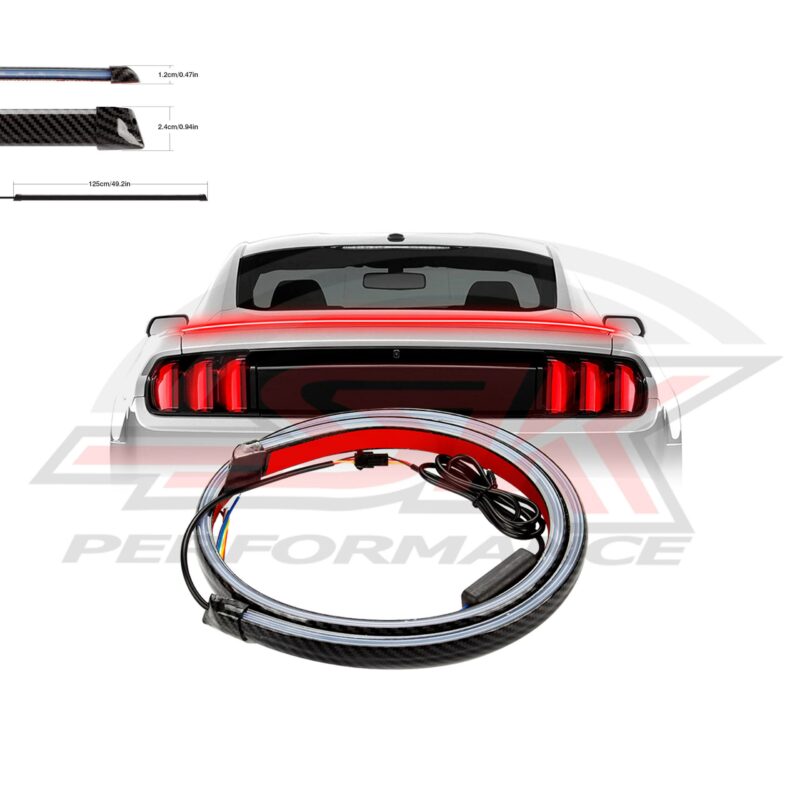 SPOILER UNIVERSAL 3.5 CM CARBON LED STYLE