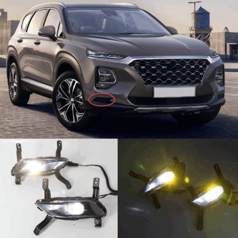 HALOGENOS DRL HYUNDAI SANTA FE 2019-2021