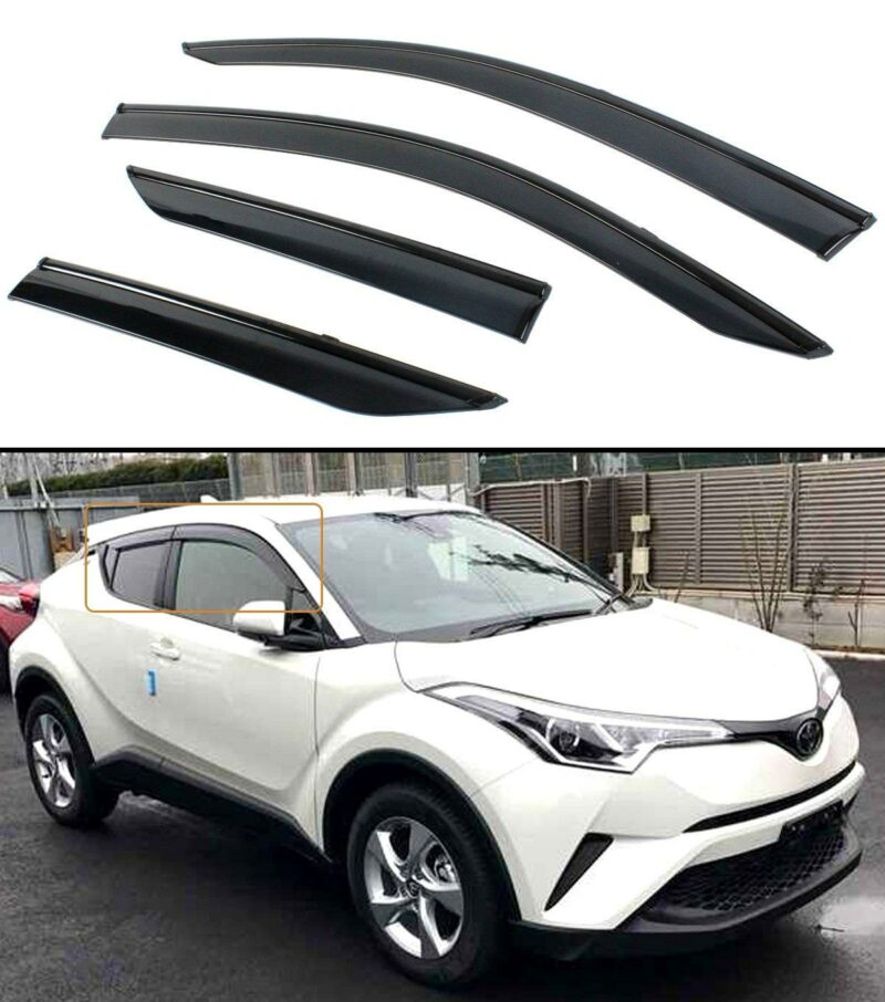 WINDOWS VISORS PREMIUM TOYOTA CHR 2017-2024